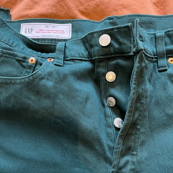 BNWT Green Gap Jeans - Picture 3 of 4